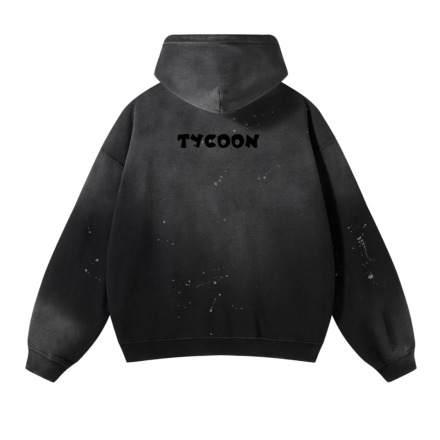 Tycoon Vintage Wash Frayed Fleece Hoodie - 360 GSM